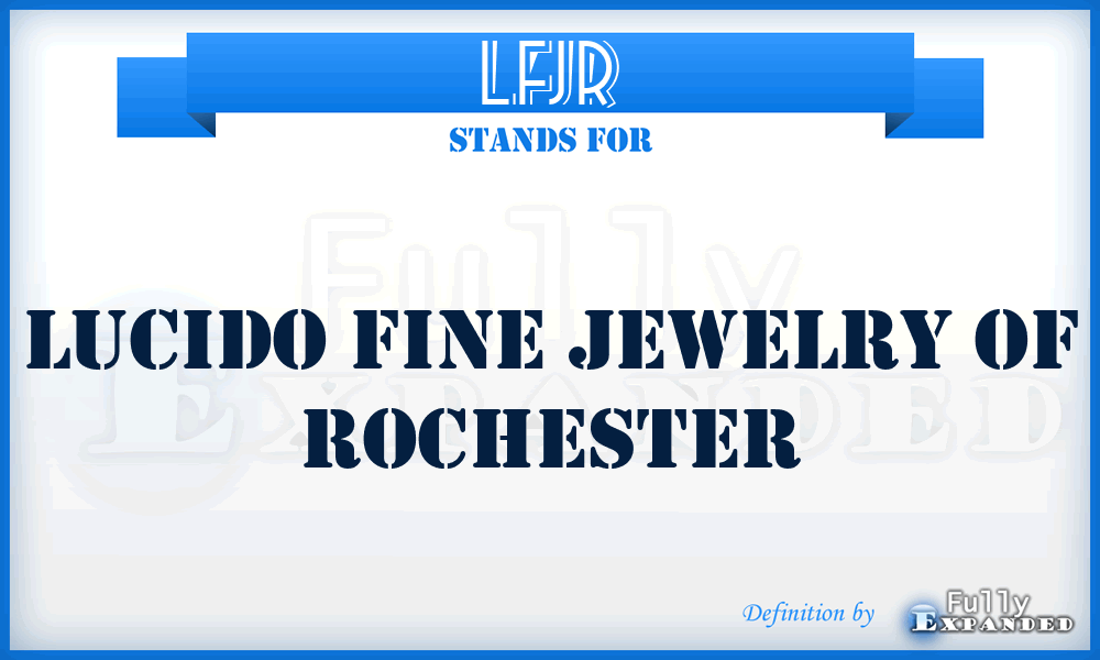 LFJR - Lucido Fine Jewelry of Rochester