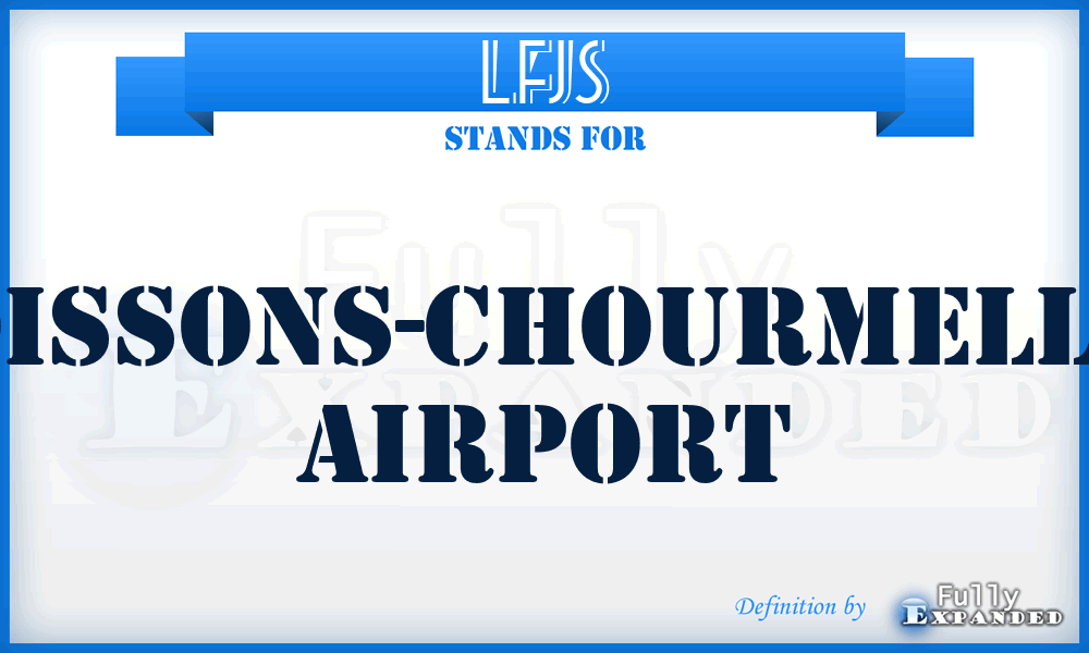 LFJS - Soissons-Chourmelles airport