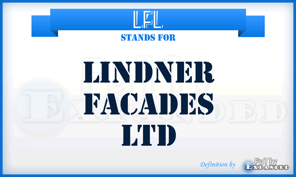 LFL - Lindner Facades Ltd