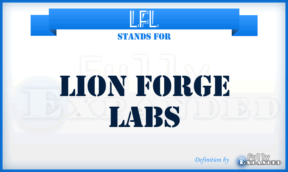 LFL - Lion Forge Labs