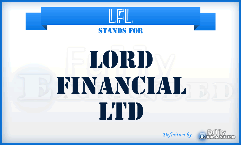 LFL - Lord Financial Ltd