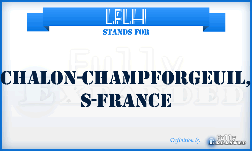 LFLH - Chalon-Champforgeuil, S-France