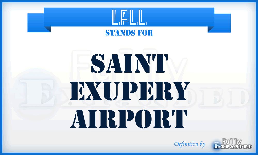 LFLL - Saint Exupery airport