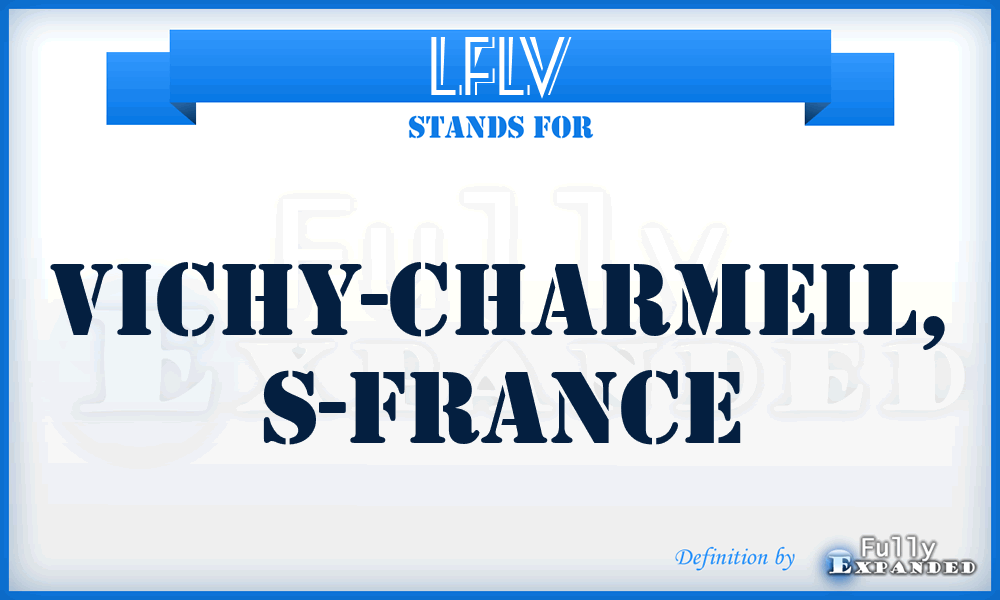 LFLV - Vichy-Charmeil, S-France