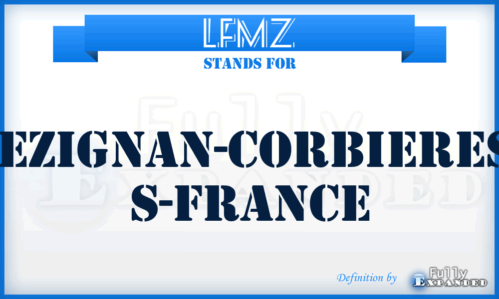 LFMZ - Lezignan-Corbieres, S-France
