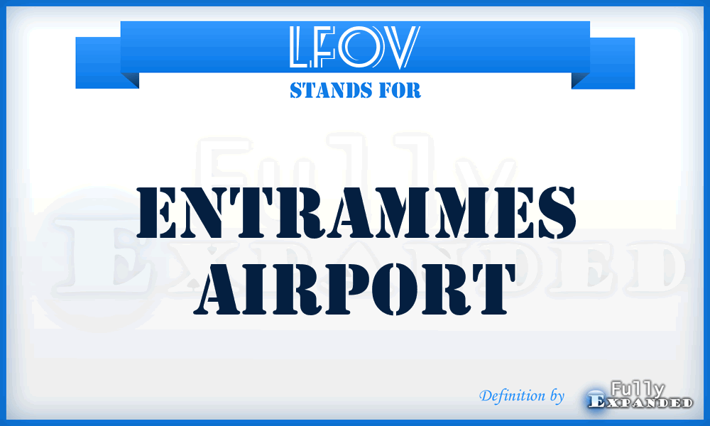 LFOV - Entrammes airport