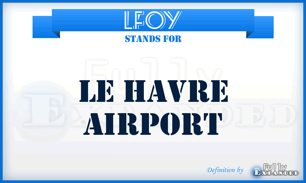 LFOY - Le Havre airport