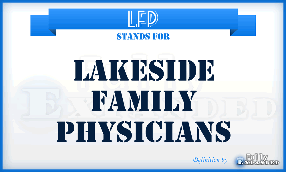 LFP - Lakeside Family Physicians