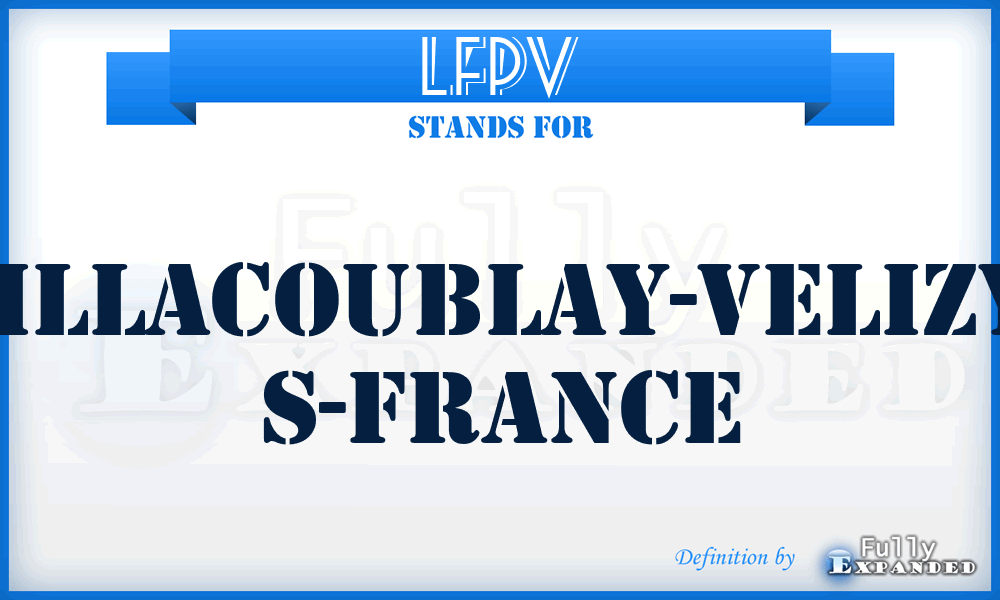 LFPV - Villacoublay-Velizy, S-France