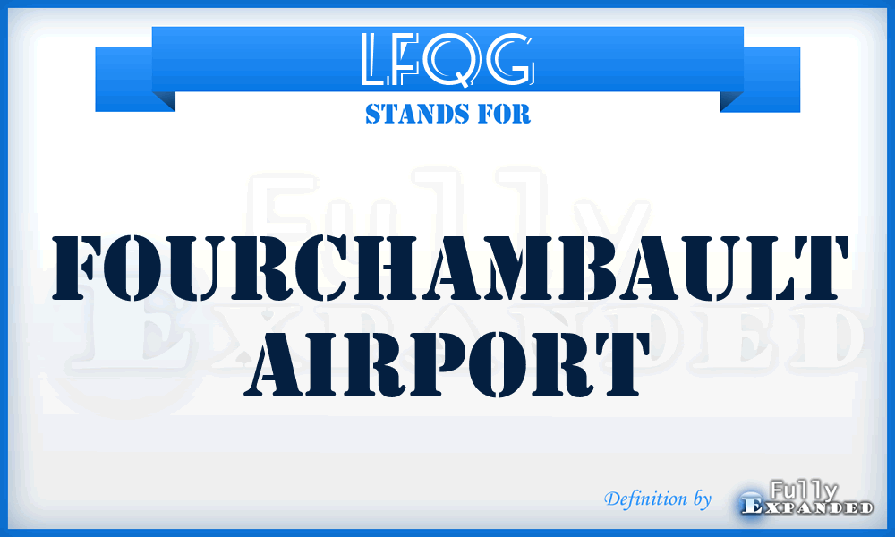 LFQG - Fourchambault airport