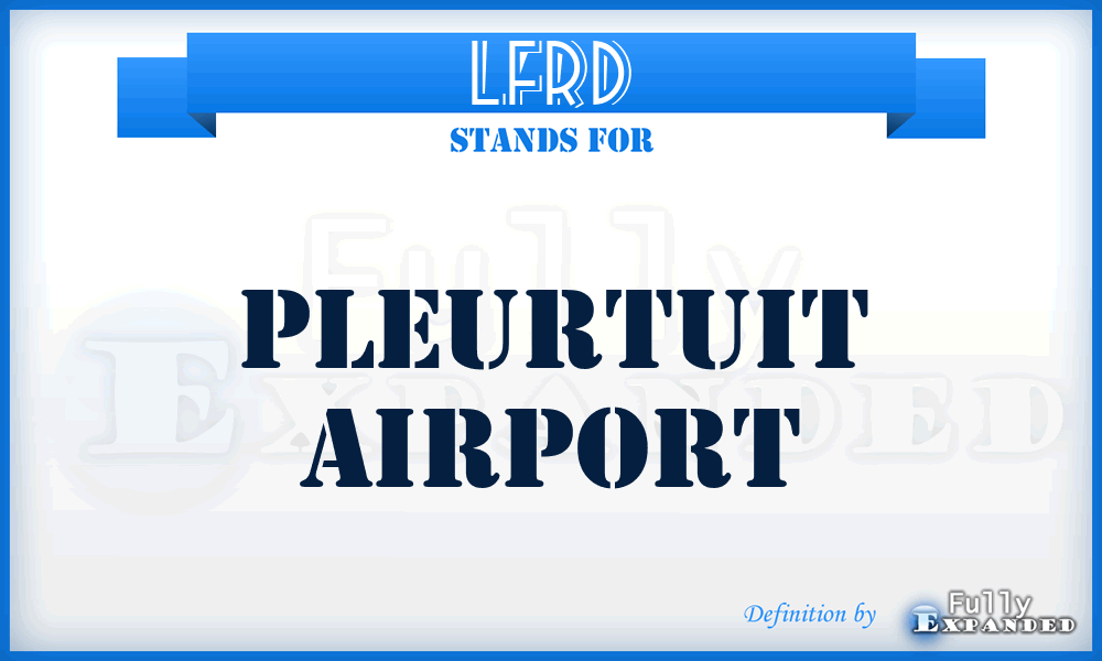 LFRD - Pleurtuit airport