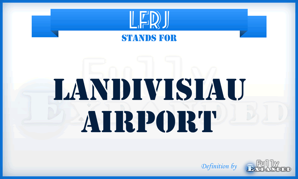 LFRJ - Landivisiau airport