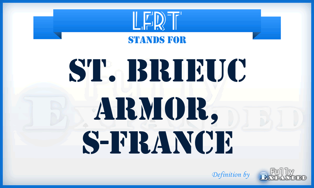 LFRT - St. Brieuc Armor, S-France