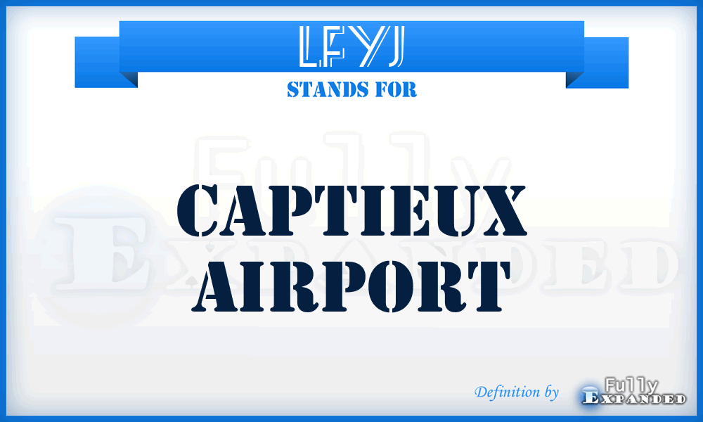 LFYJ - Captieux airport