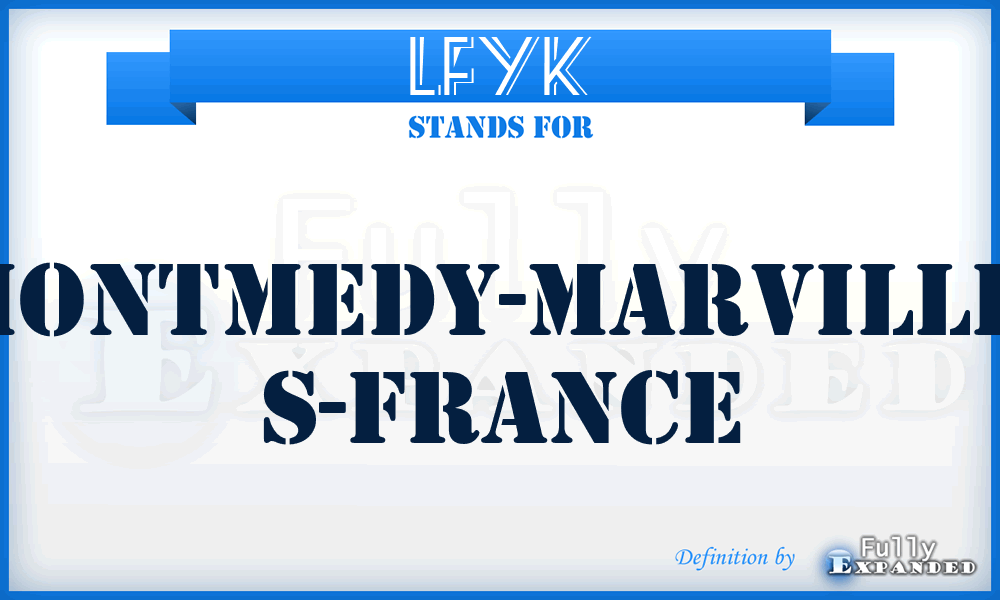LFYK - Montmedy-Marville, S-France