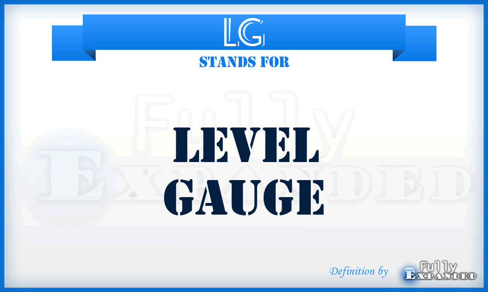 LG - Level Gauge