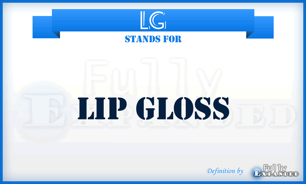 LG - Lip Gloss