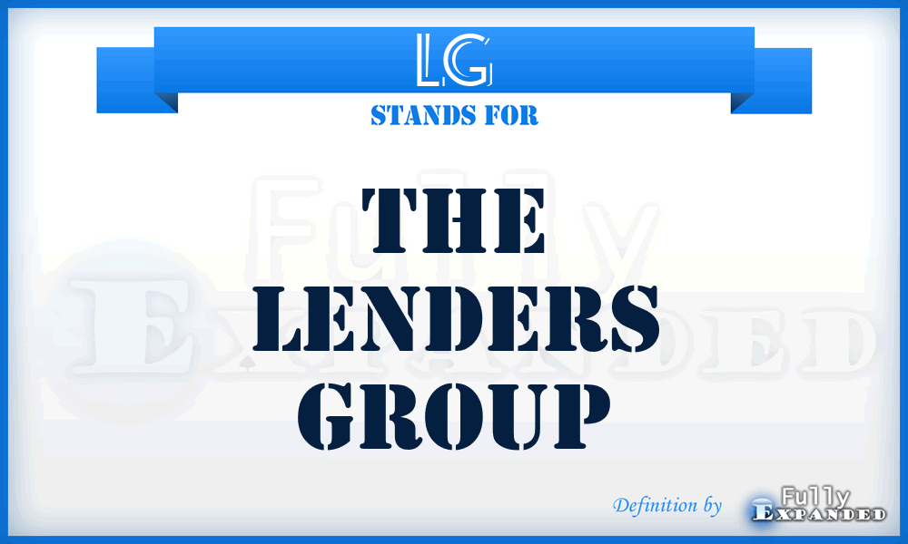 LG - The Lenders Group