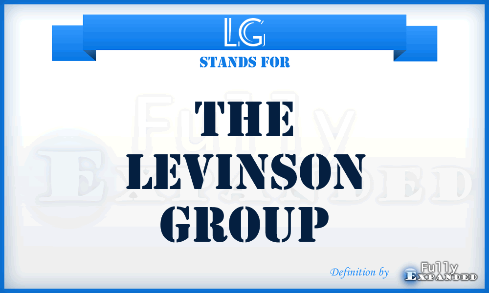 LG - The Levinson Group