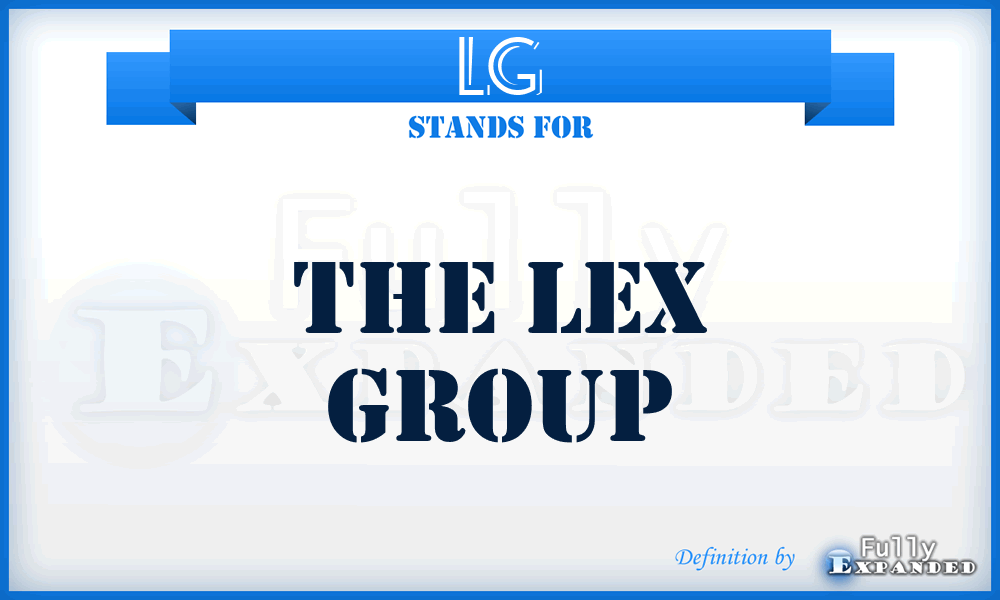 LG - The Lex Group