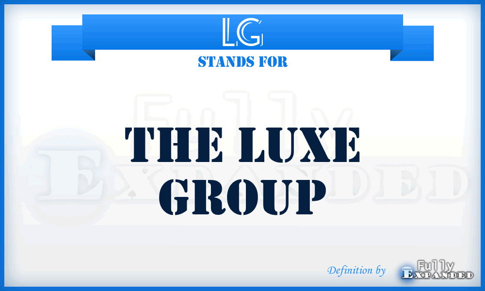 LG - The Luxe Group