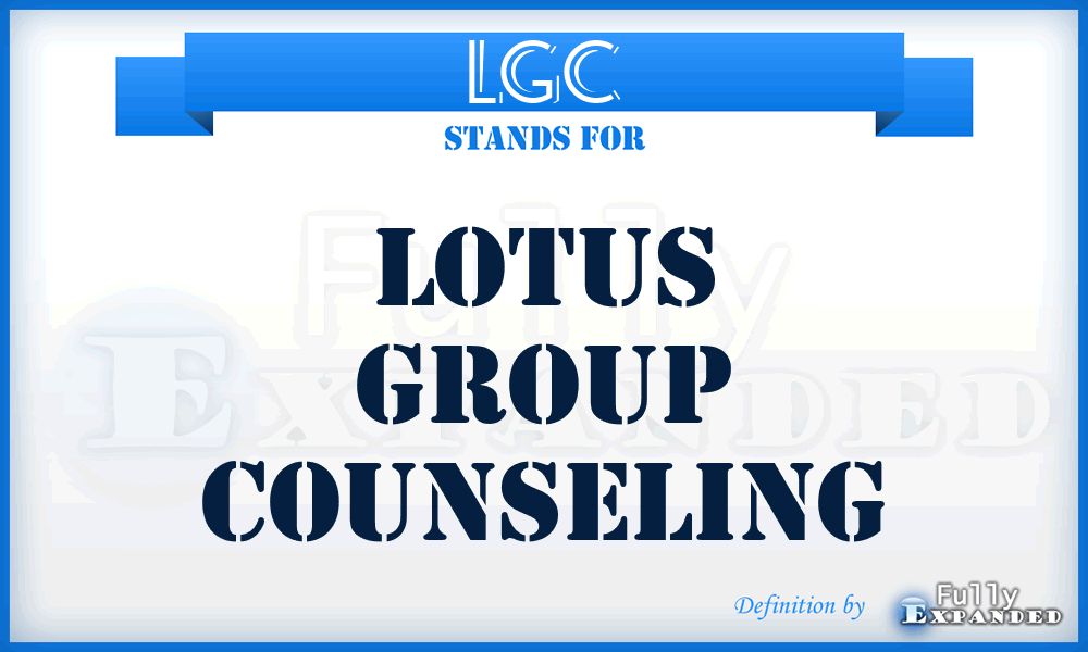 LGC - Lotus Group Counseling