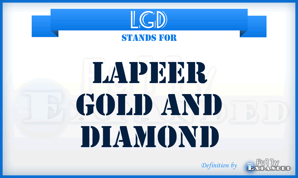 LGD - Lapeer Gold and Diamond