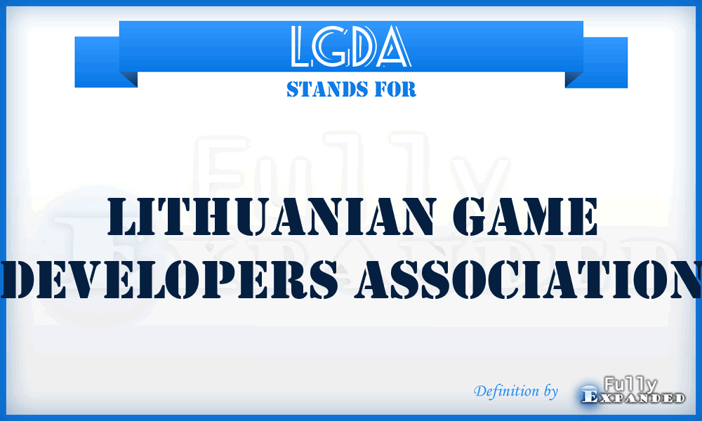 LGDA - Lithuanian Game Developers Association