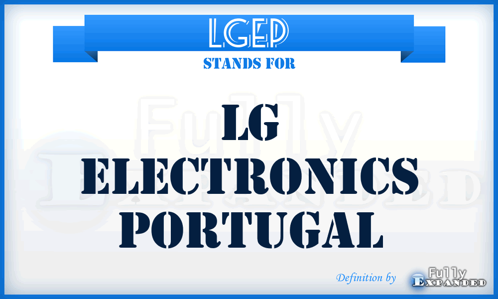 LGEP - LG Electronics Portugal