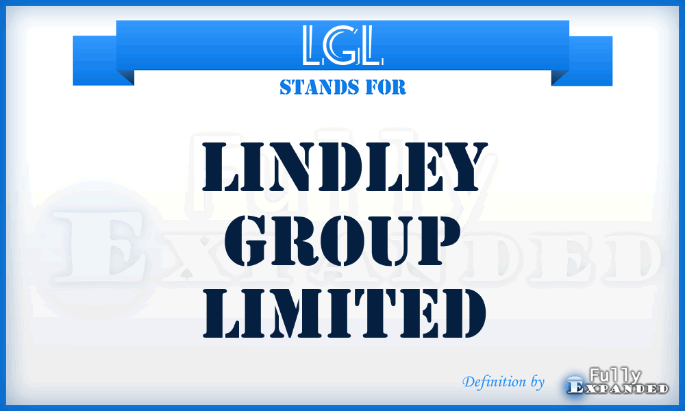 LGL - Lindley Group Limited