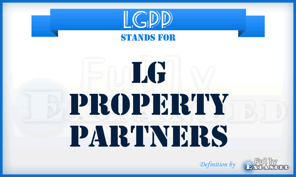 LGPP - LG Property Partners
