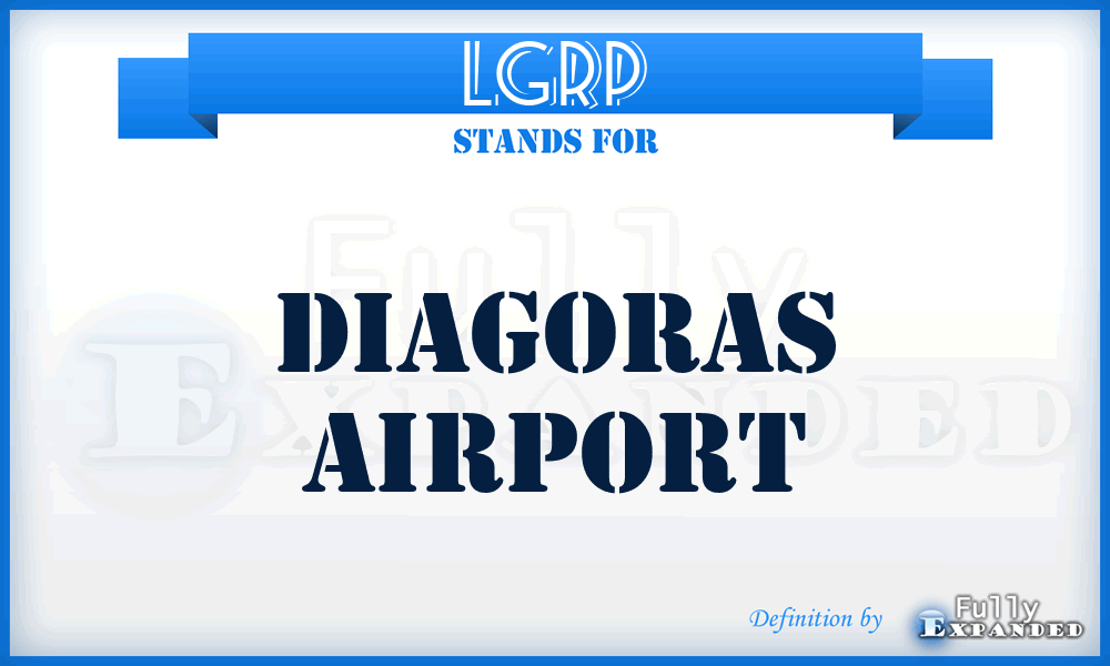 LGRP - Diagoras airport