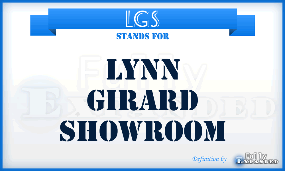 LGS - Lynn Girard Showroom