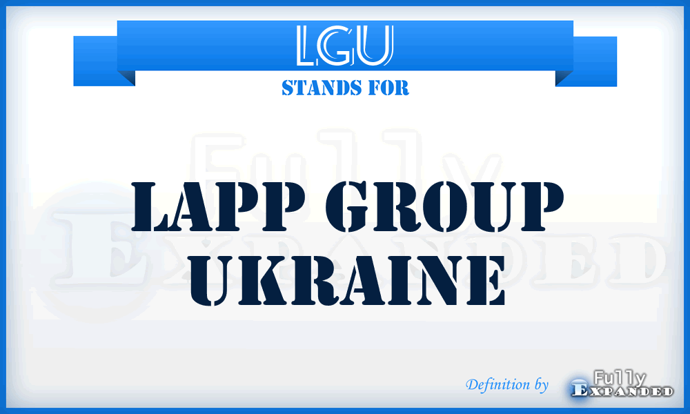 LGU - Lapp Group Ukraine