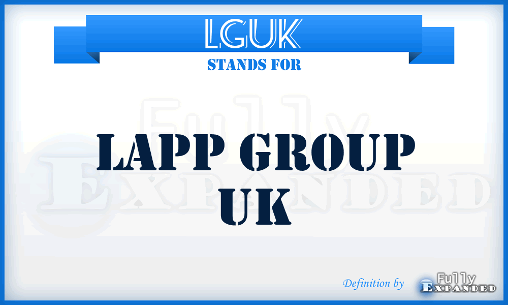LGUK - Lapp Group UK