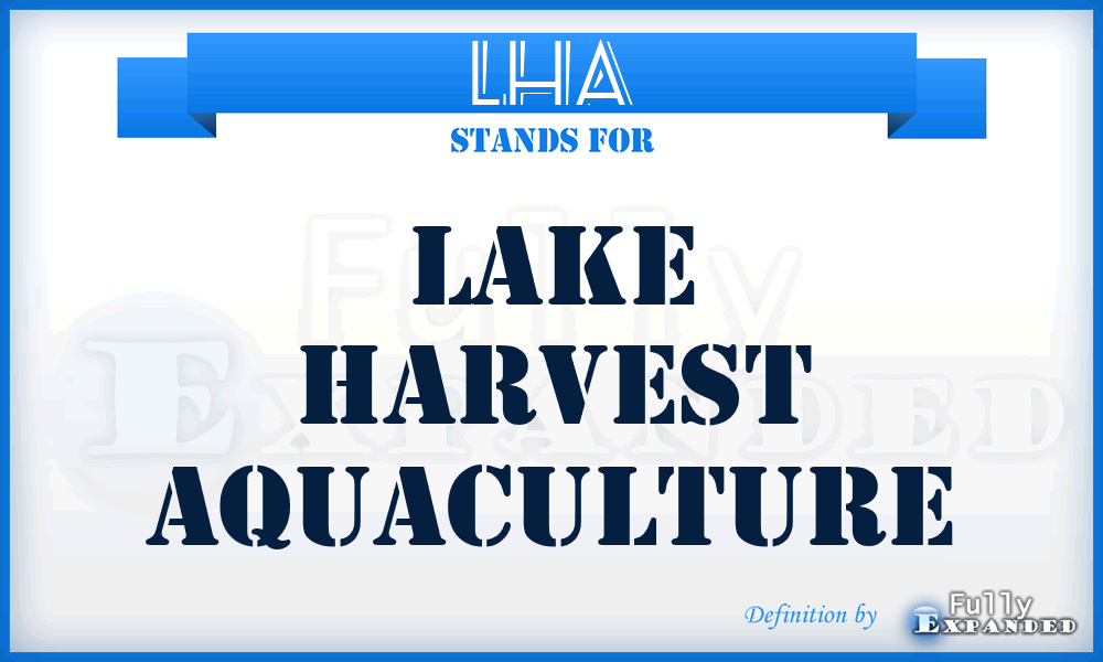 LHA - Lake Harvest Aquaculture