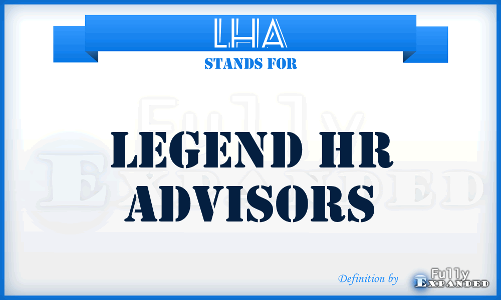 LHA - Legend Hr Advisors