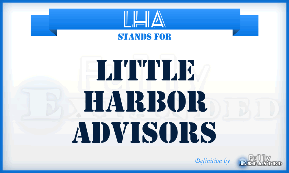 LHA - Little Harbor Advisors