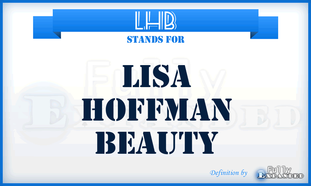 LHB - Lisa Hoffman Beauty