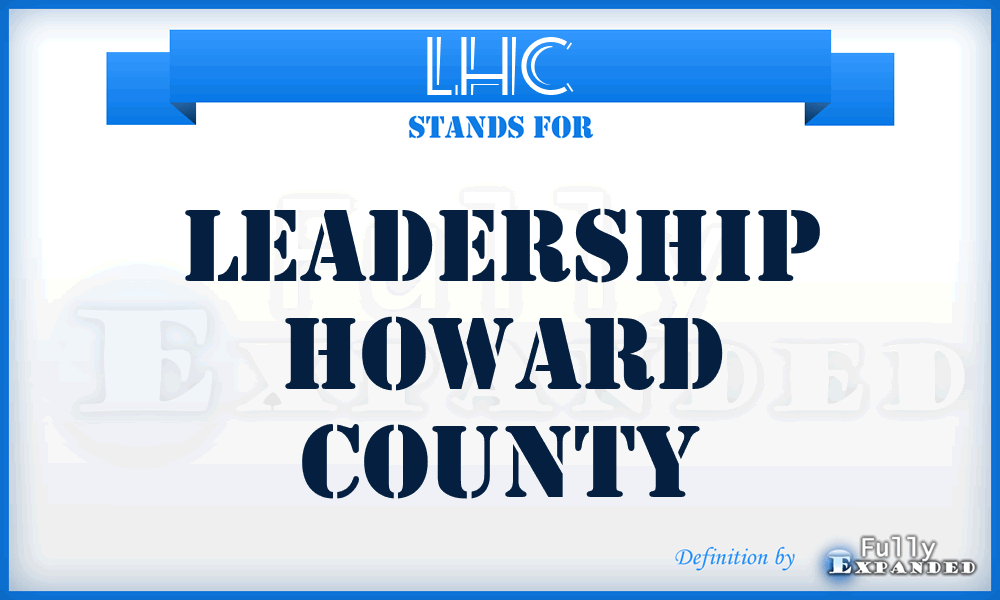 LHC - Leadership Howard County