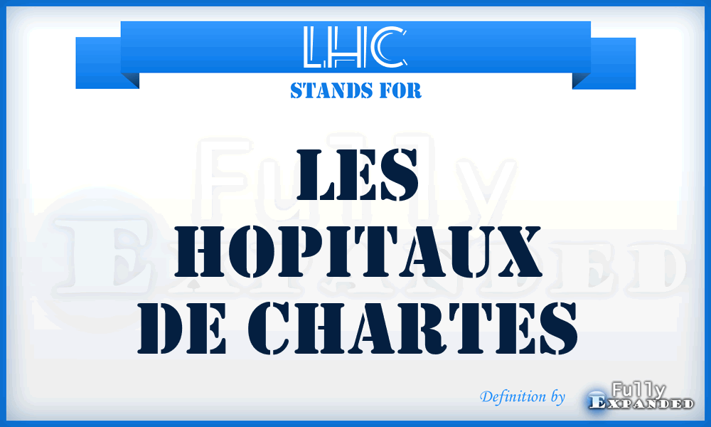 LHC - Les Hopitaux de Chartes