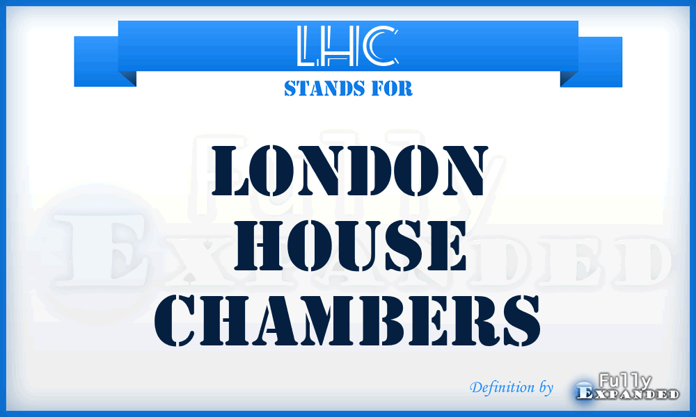 LHC - London House Chambers