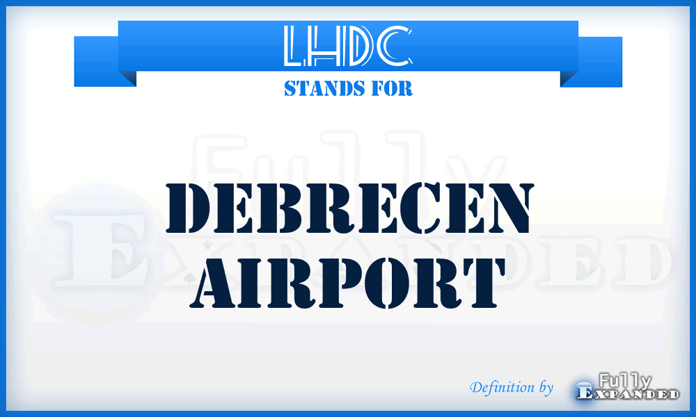 LHDC - Debrecen airport