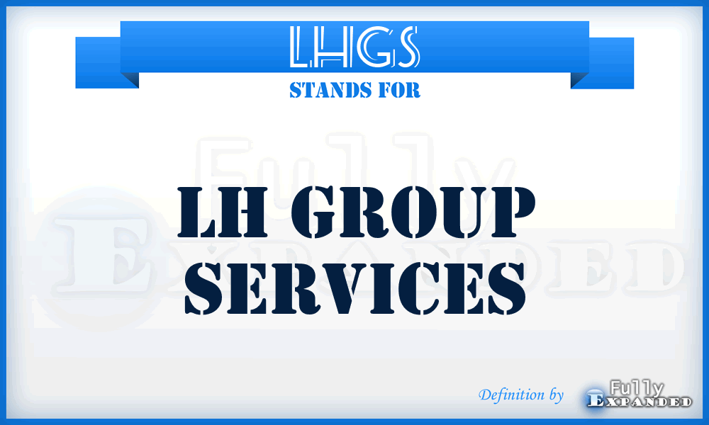 LHGS - LH Group Services