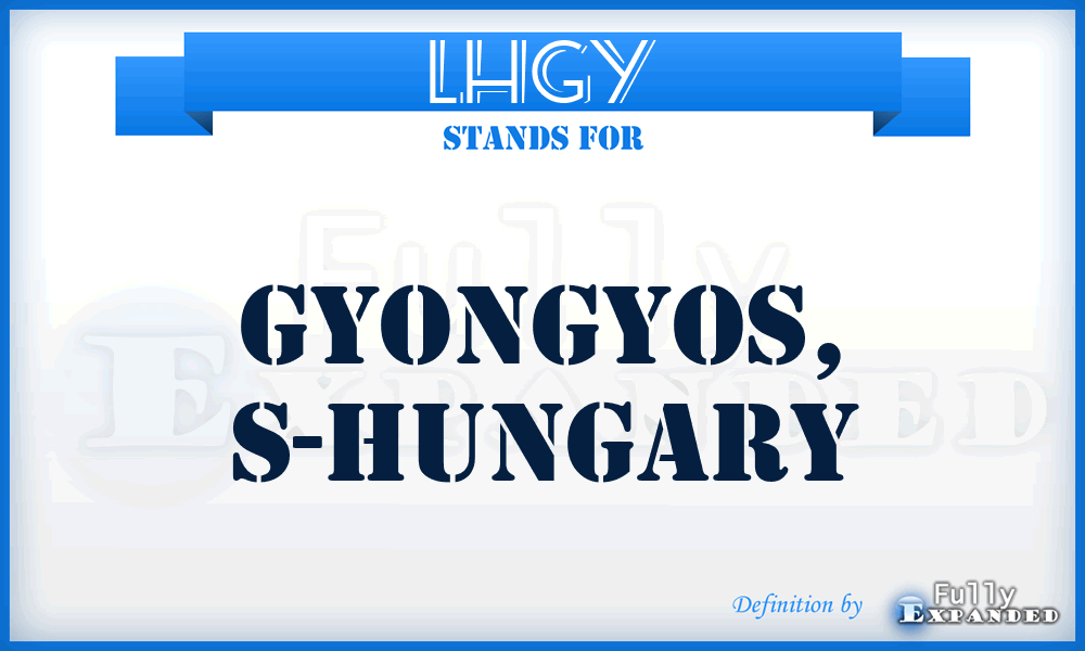LHGY - Gyongyos, S-Hungary