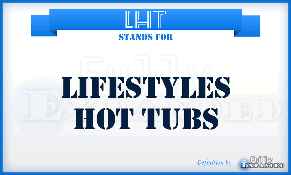 LHT - Lifestyles Hot Tubs