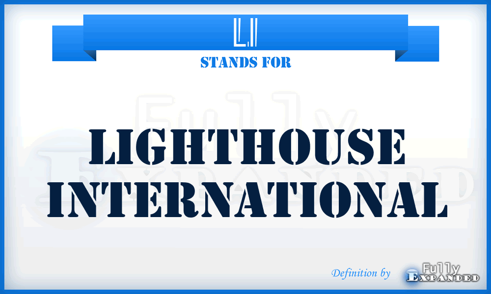 LI - Lighthouse International