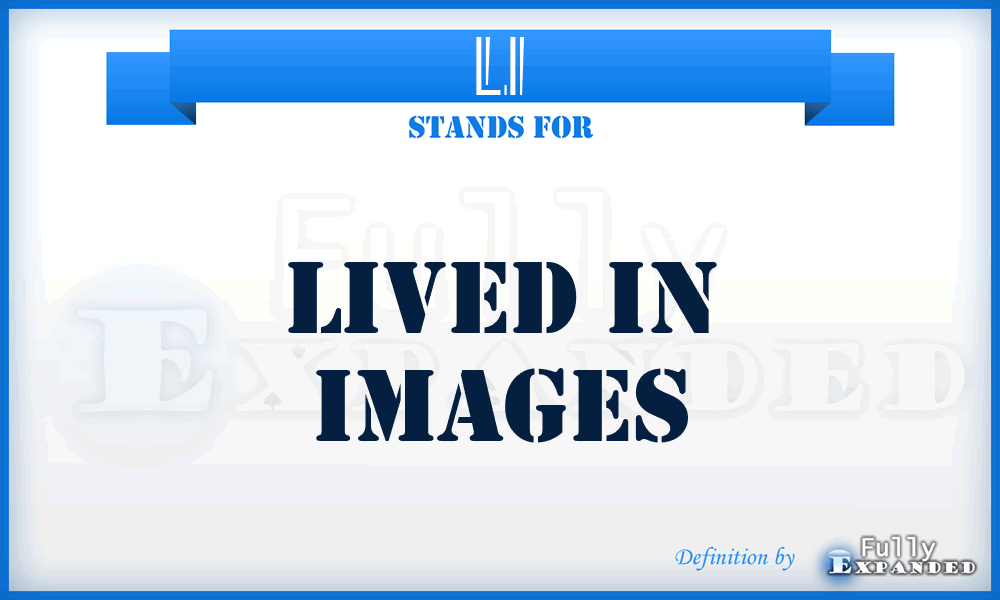 LI - Lived in Images