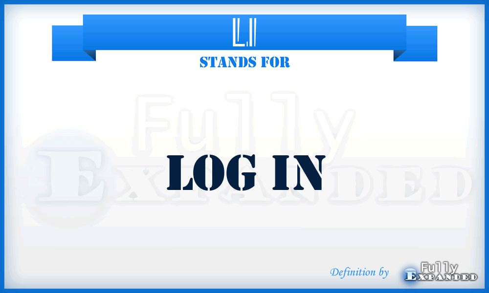 LI - Log In