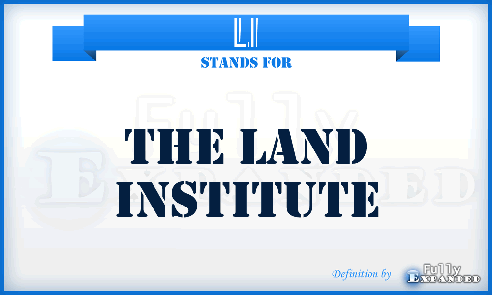 LI - The Land Institute